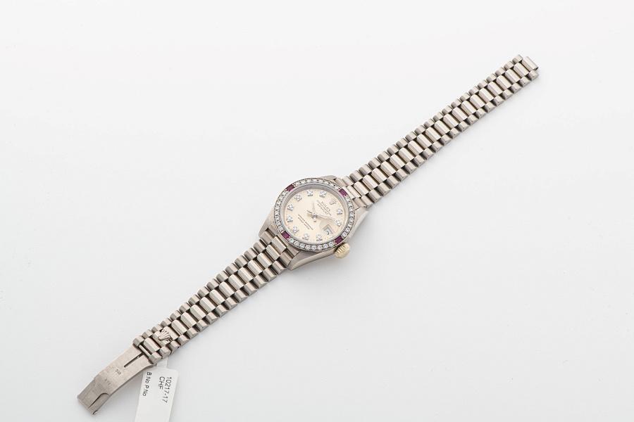Lady Datejust Ref. 69069G in 18k White Gold
