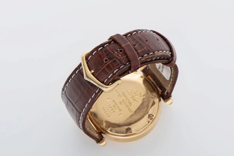 Pasha Quartz Perpetual Calendar Ref. 30003 in 18k Yellow Gold