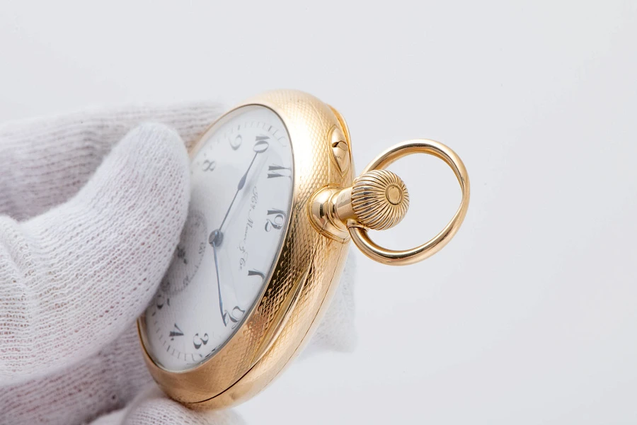 Pocket Watch in 18k Yellow Gold