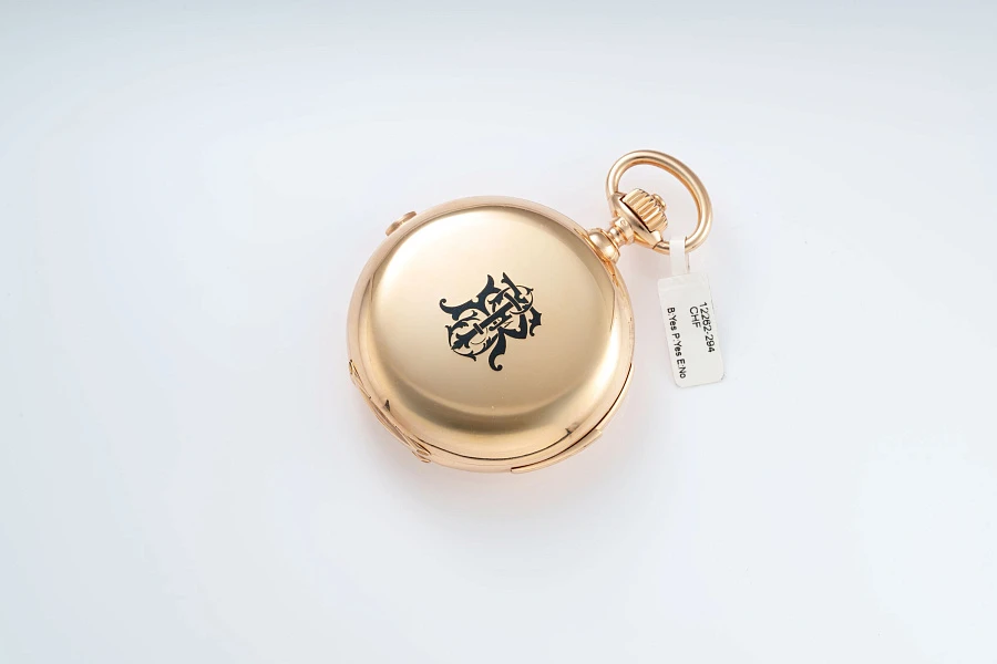 Monopusher Chronograph Minute Repeater Pocket Watch in 18k Rose Gold