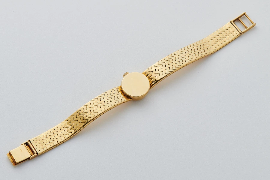Orchid Ladies Watch in 18k Yellow Gold