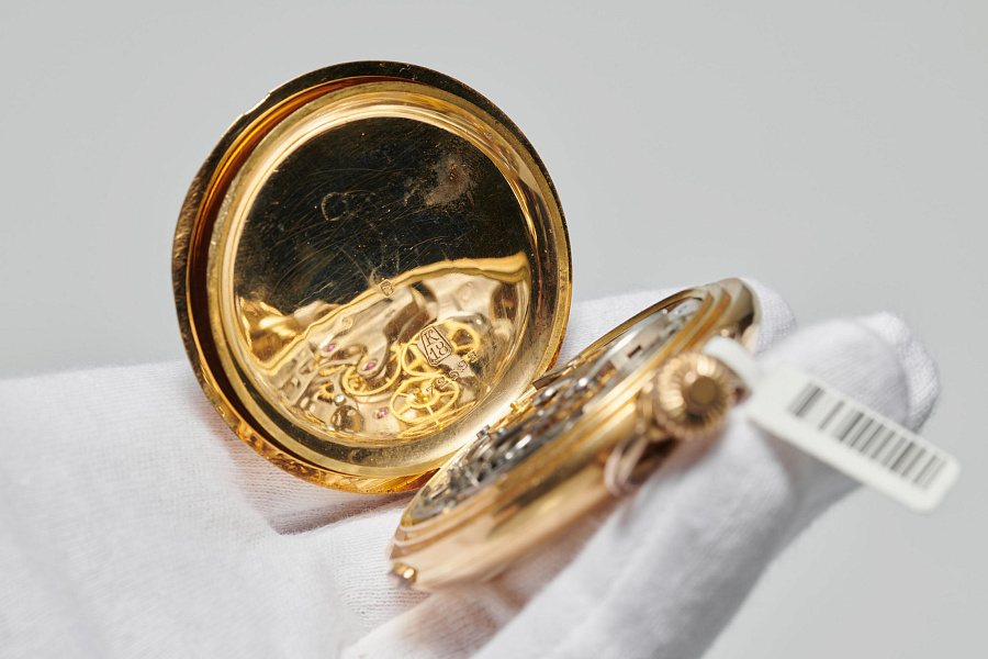 Hunter Case Pocket Watch Chronograph