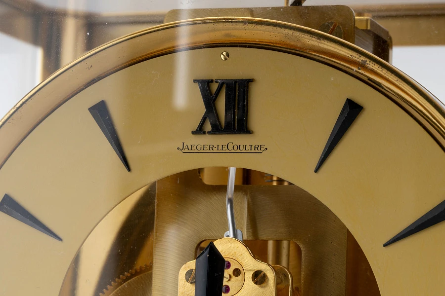Atmos Table Clock in Gilt Brass