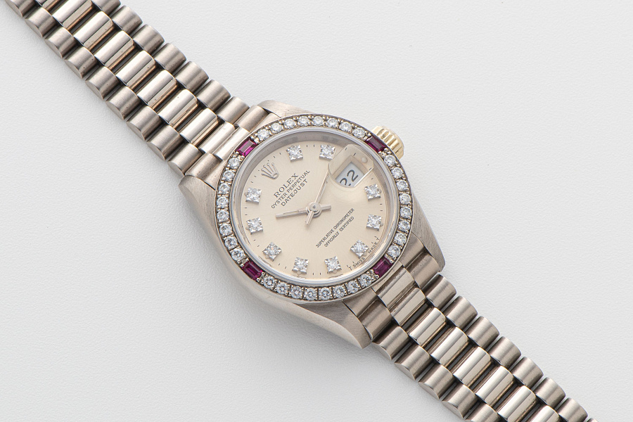 Lady Datejust Ref. 69069G in 18k White Gold