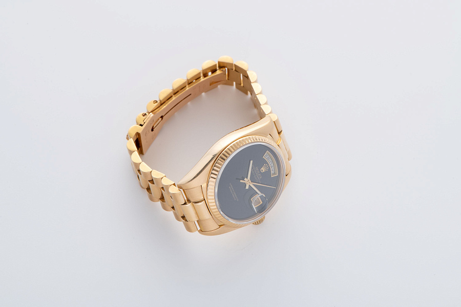 Day-Date Onyx Dial Ref. 18038 in 18k Yellow Gold