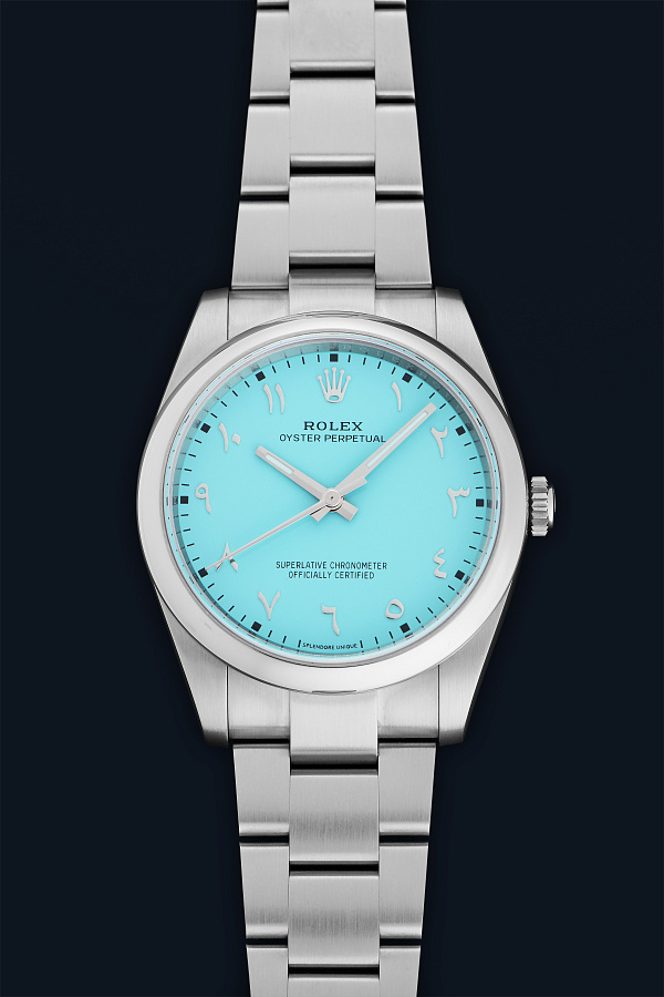 Oyster Perpetual Ref. 124300 with Aftermarket Dial Splendre Unique UK