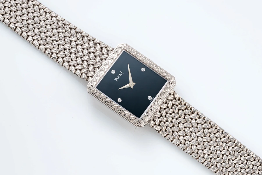 Onyx Dial Protocole Ref. 91542 S2 in 18k White Gold