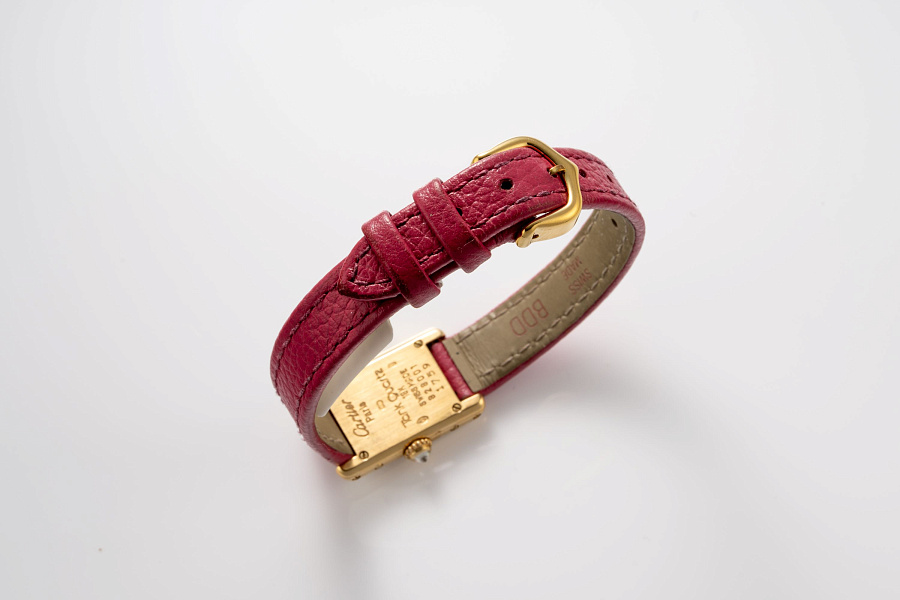 Mini Tank Quartz Ref. 1759 in 18k Yellow Gold