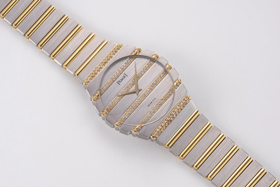 Polo Ref. 7661C701 in 18k White and Yellow Gold with Diamonds