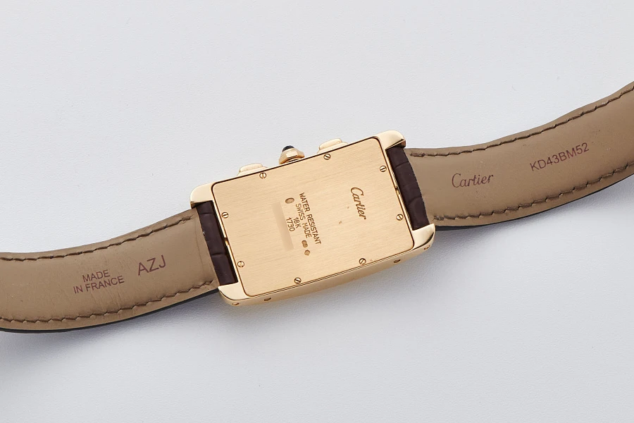 Tank Américaine Chronograph Ref. 1730 in 18k Yellow Gold