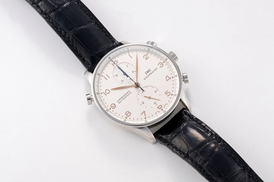 Portugieser Rattrapante Chronograph Ref. IW371202 in Stainless Steel