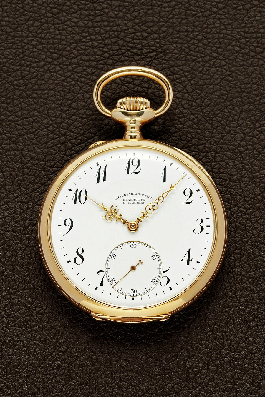 Uhrenfabrik Union Glashütte Open Face Pocket Watch