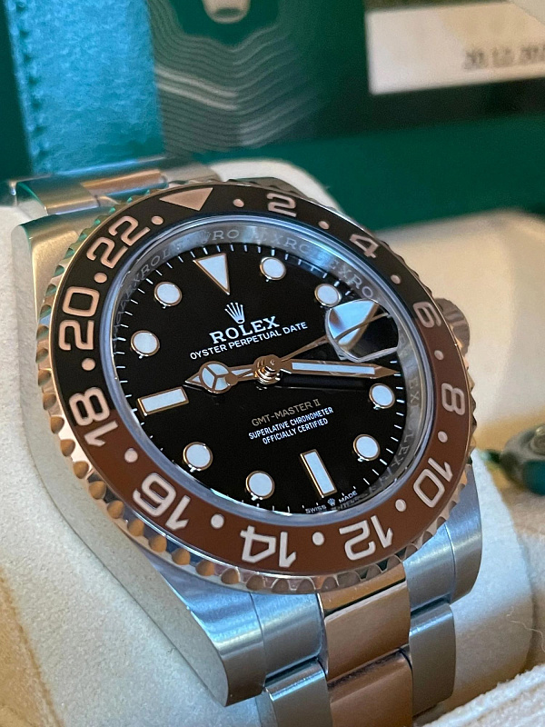 GMT-Master II 126711 ‘Rootbeer’ Everose Rolesor Original Bucherer Invoice