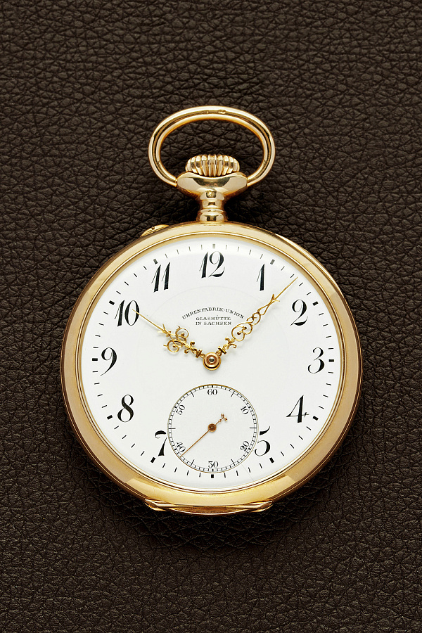 Uhrenfabrik Union Glashütte Open Face Pocket Watch