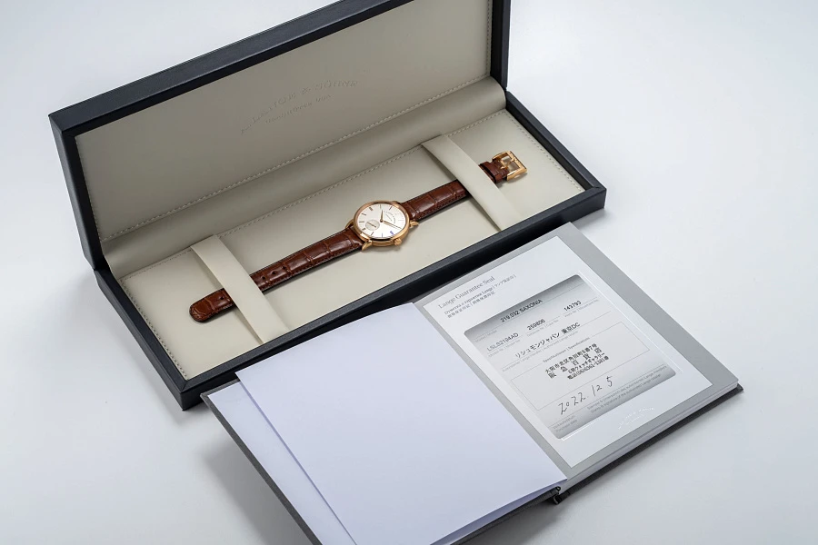 Saxonia Thin Ref. 219.032 in 18k Rose Gold
