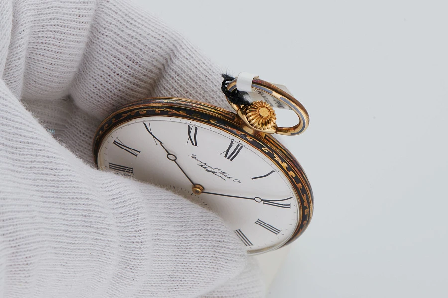Pocket Watch Ref. 5221 in 18k Yellow Gold with Breguet Hands