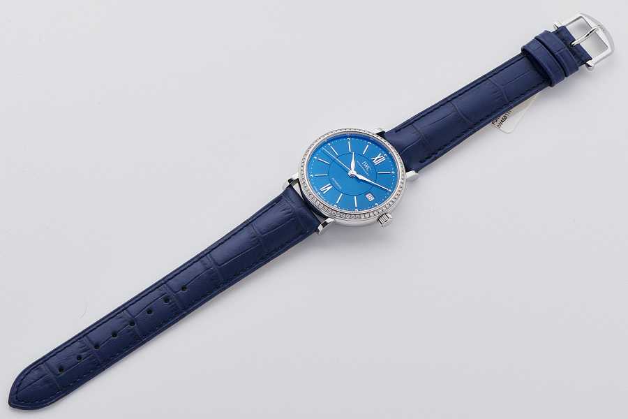 Portofino Ref. IW458111 in Stainless Steel with Diamonds