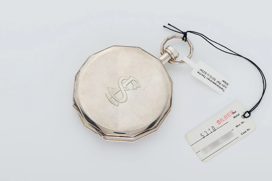 Zodiac Sign Pocket Watch Ref. 5310 in 925 Silver Full Set
