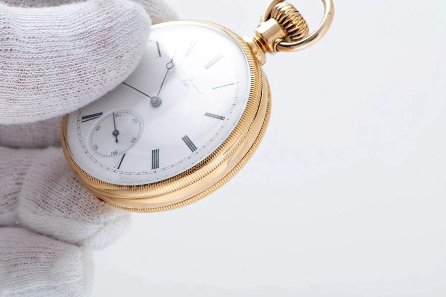 Pocket Watch in 18k Yellow Gold