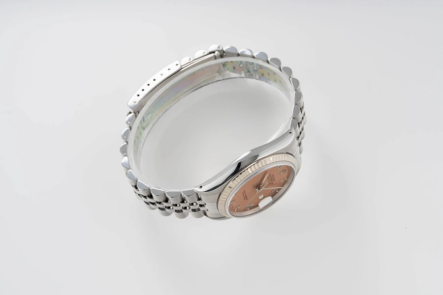 Salmon Dial Datejust Ref. 16234 in Stainless Steel