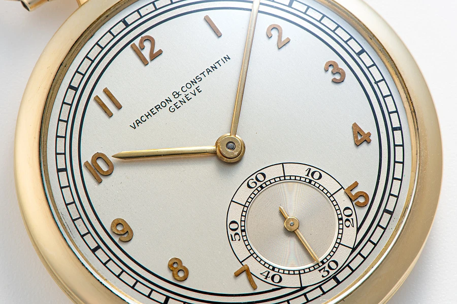 Pocket Watch in 18k Yellow Gold