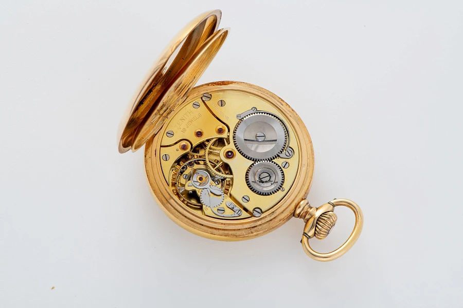 Pocket Watch 18K Yellow Gold