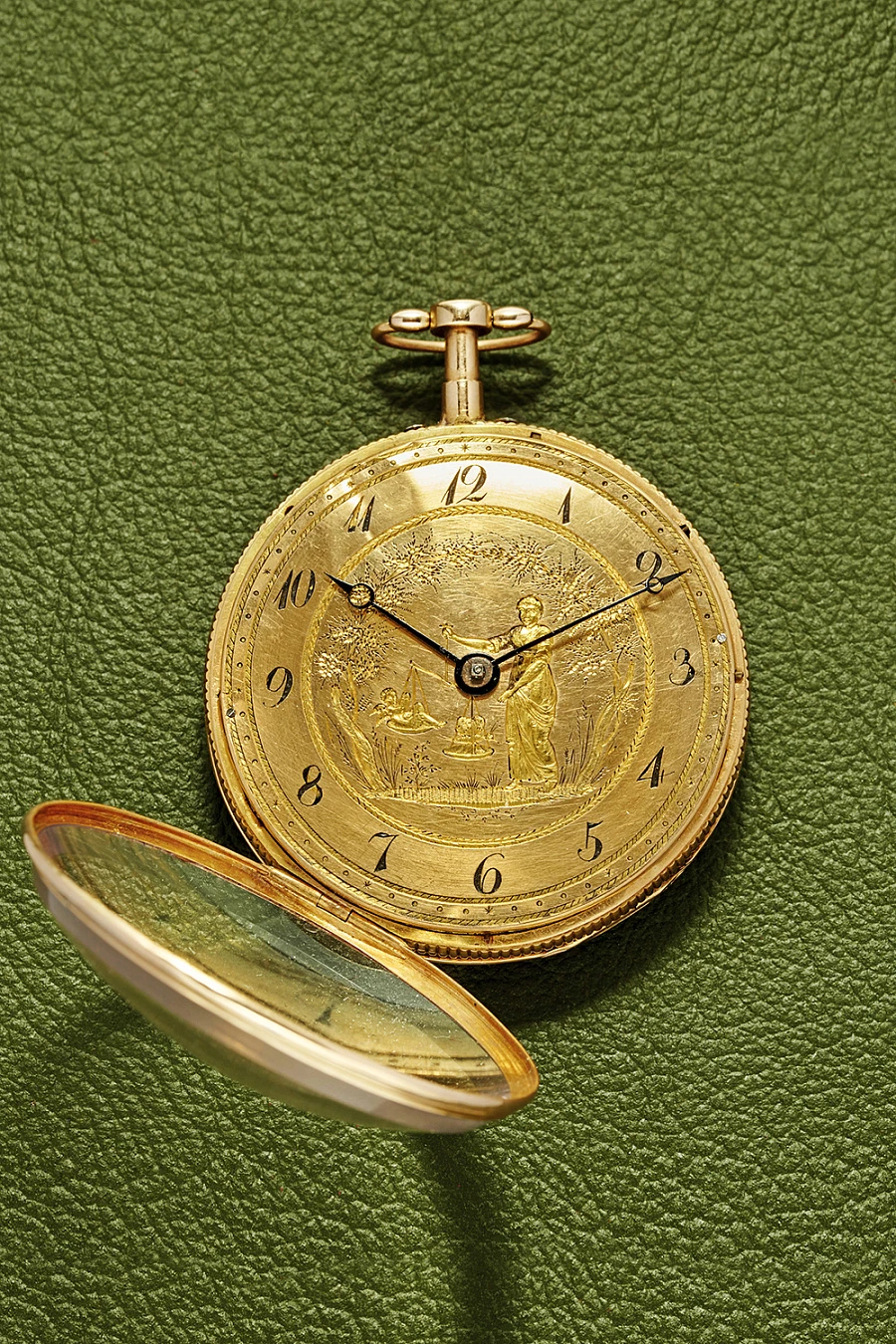 Open Face 1/4 Repeater Pocket Watch signed Breguet & Fils