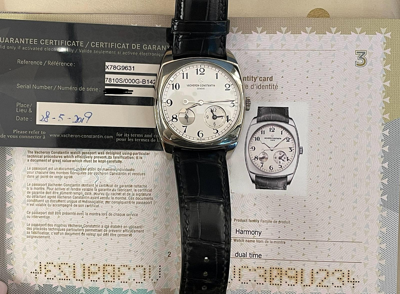 Harmony Dual Time White Gold