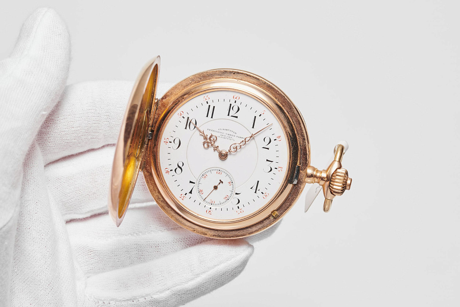 Glashütter Präzisions-Uhren-Fabrik Hunter Case Pocket Watch