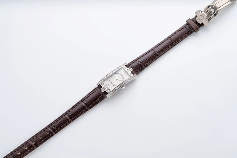 Ladies Watch with Diamonds in 18k White Gold