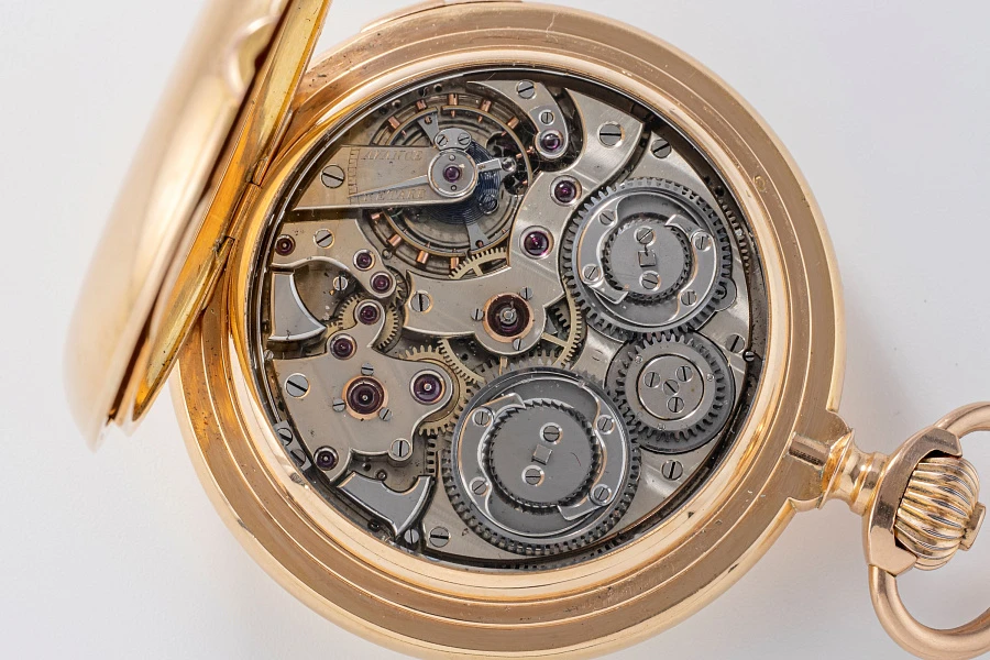 Grande and Petite Sonnerie Pocket Watch in 18k Rose Gold