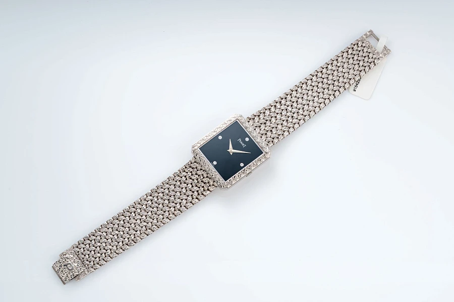 Onyx Dial Protocole Ref. 91542 S2 in 18k White Gold