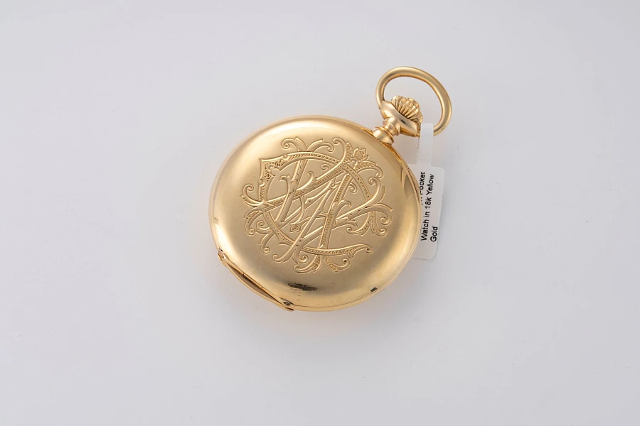 Monopusher Chronograph Pocket Watch in 18k Rose Gold