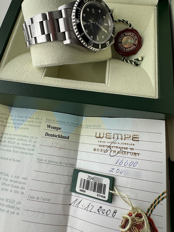 Sea-Dweller 4000 Ref. 16600 in Stainless Steel