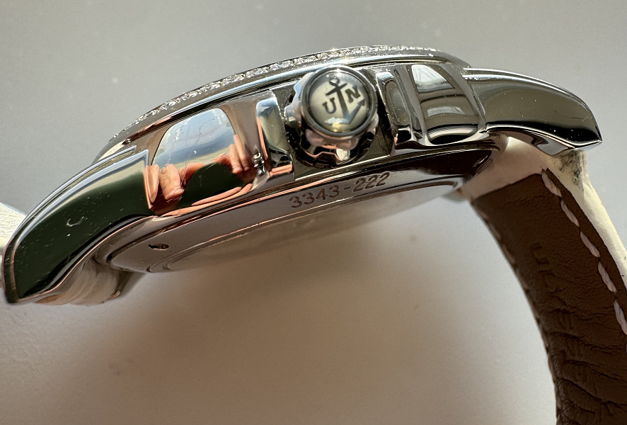 Dual Time Manufacture Ladies in Stainless steel with Diamonds