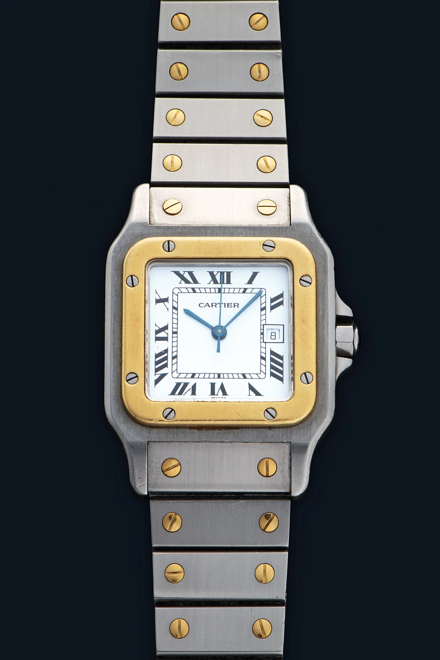 Santos Automatic Ref. 2961 in Stainless Steel and 18k Yellow Gold