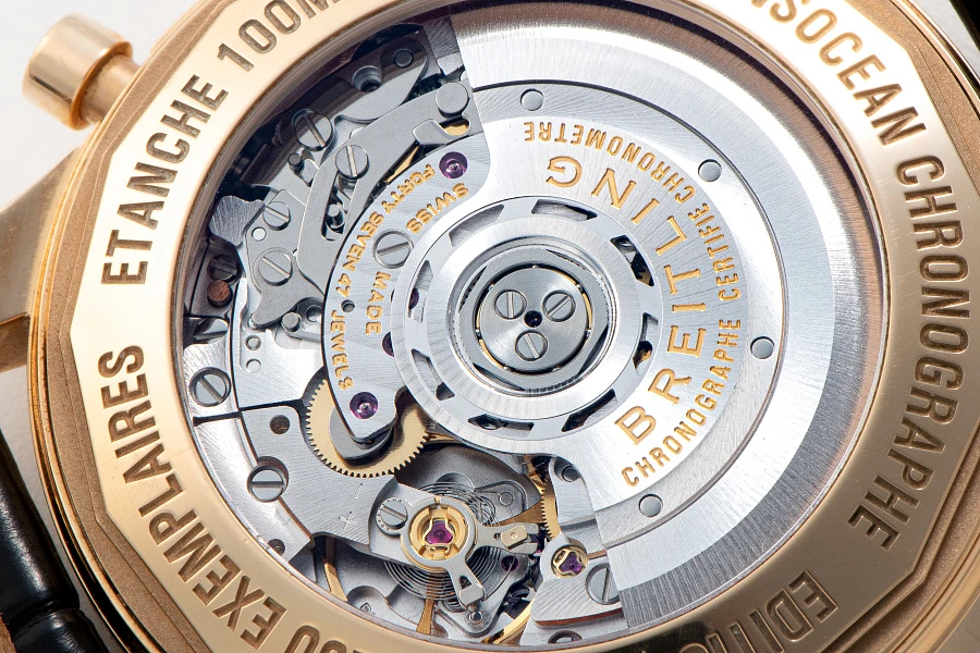 Transocean Chronograph Ref. RB0151 in 18k Rose Gold