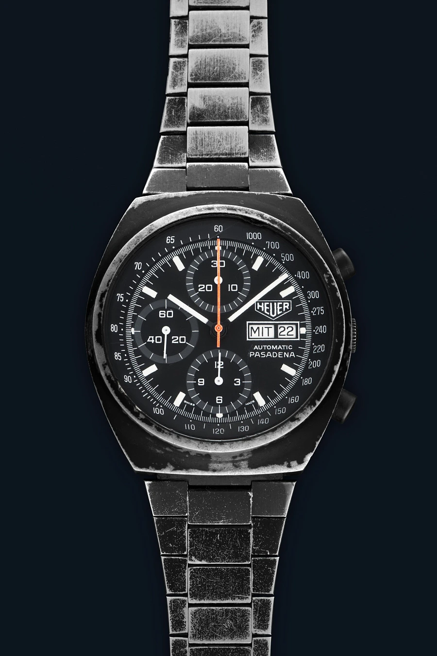 Pasadena Chronograph Ref. 750-501 in Coated Stainless Steel