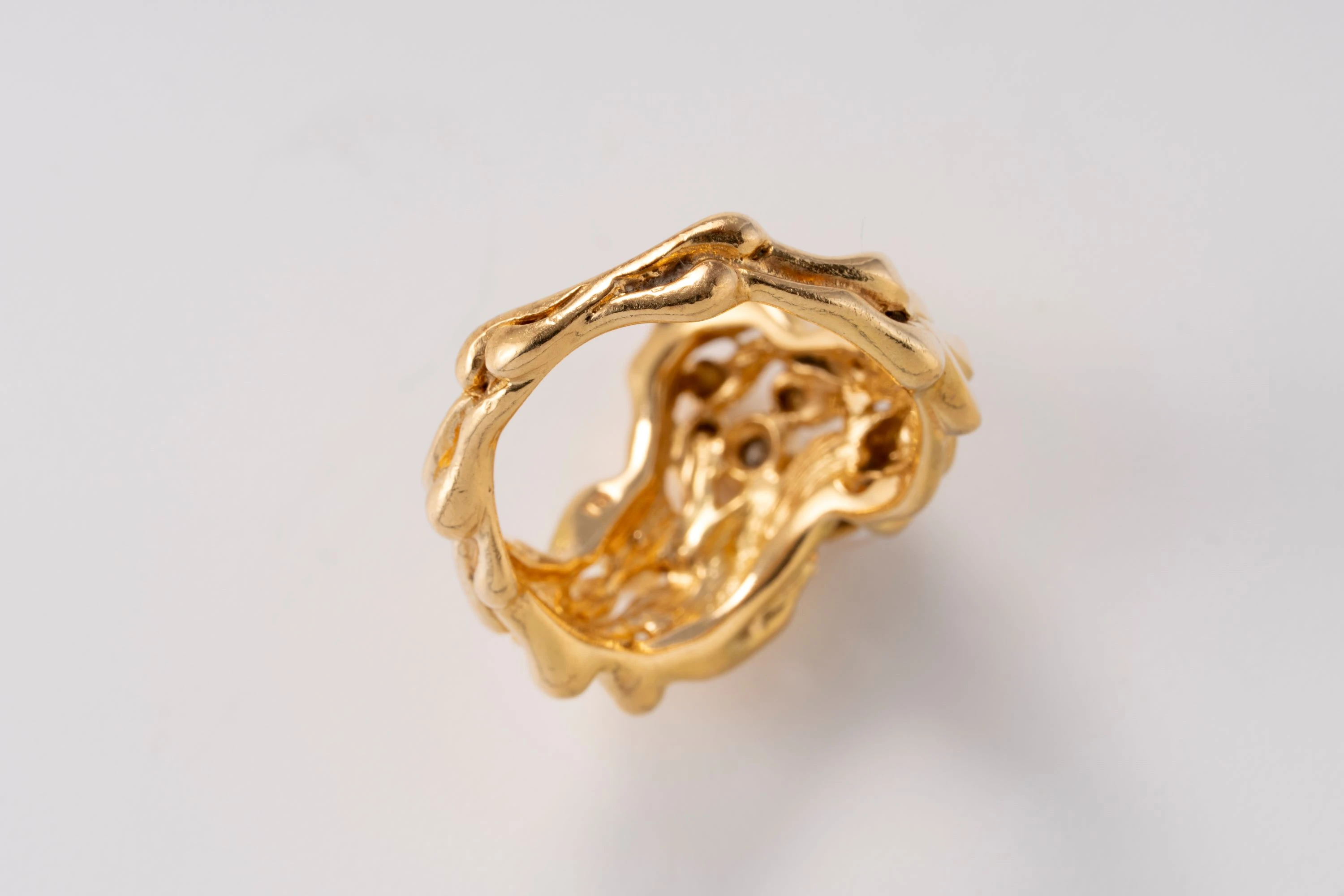 Set of a Watch and Complementary Jewelry in 18k Yellow Gold