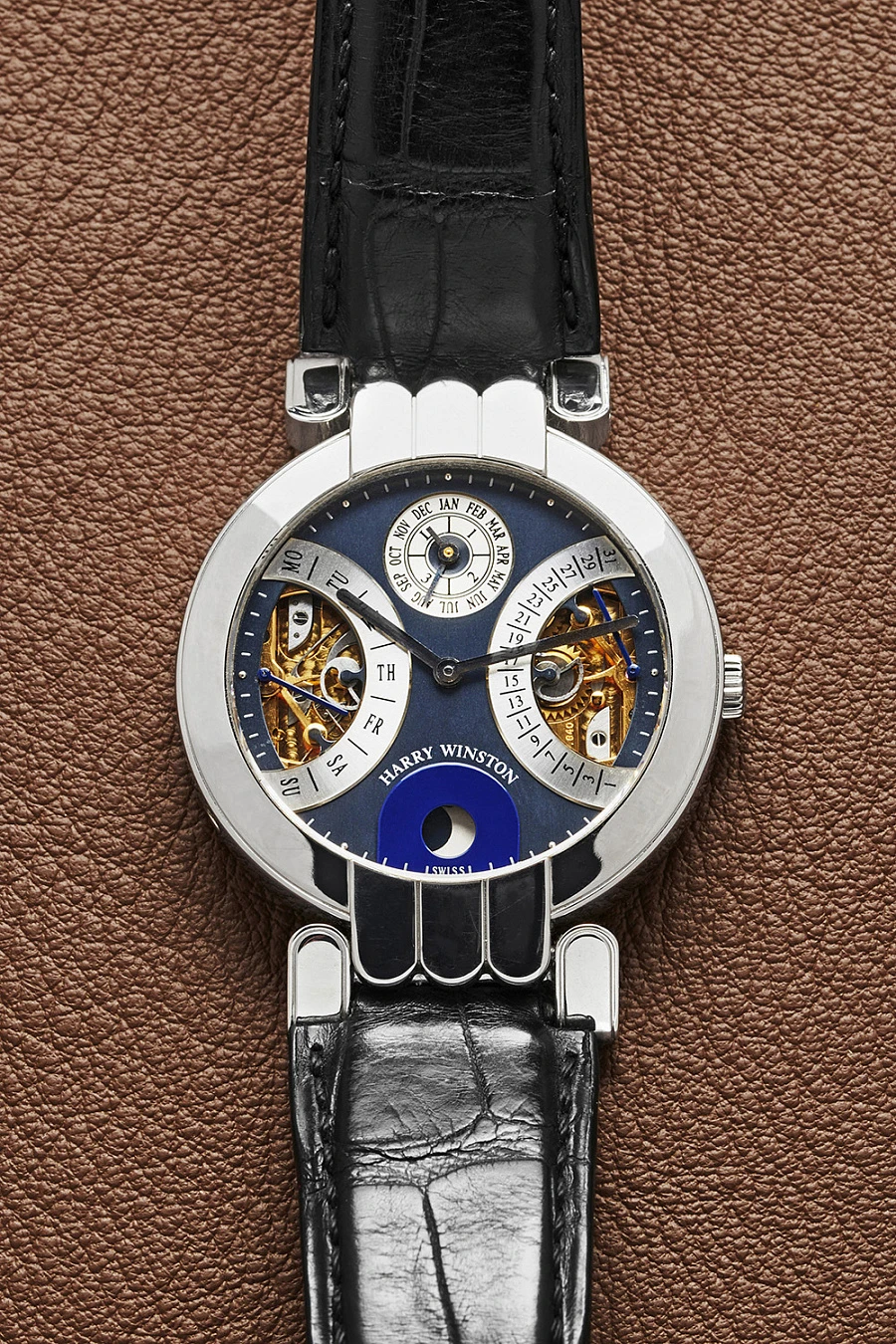 Bi-Retrograde Perpetual Calendar Moon Phase