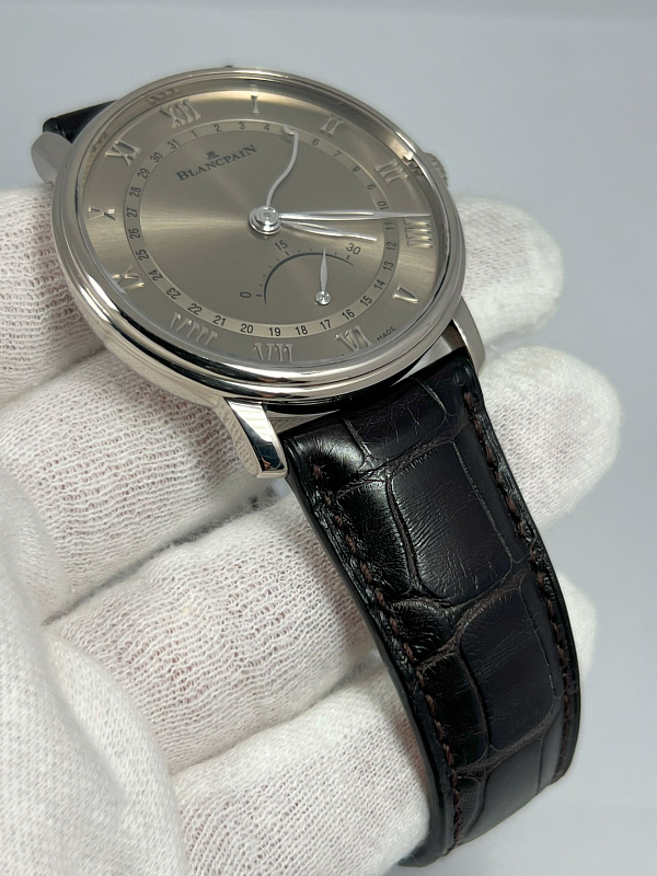 Villeret Ultraplate Seconde Rétrograde White Gold