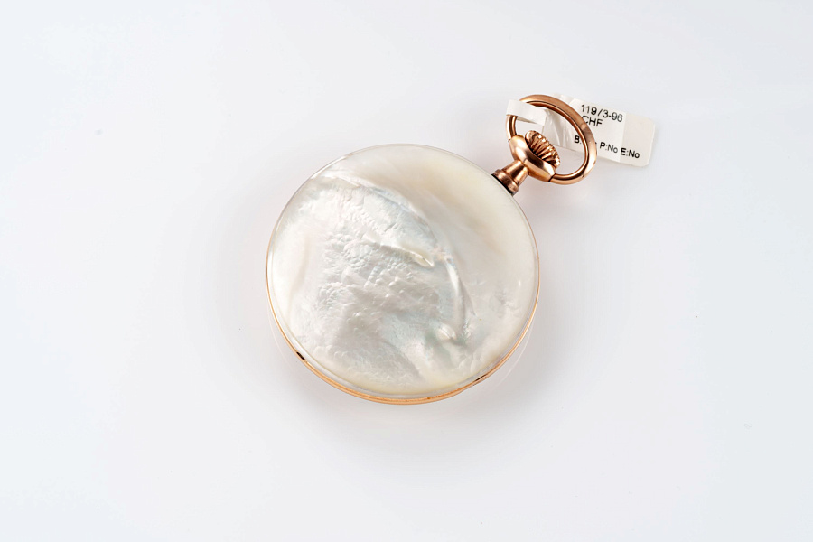 Pocket Watch in Mother of Pearl Case