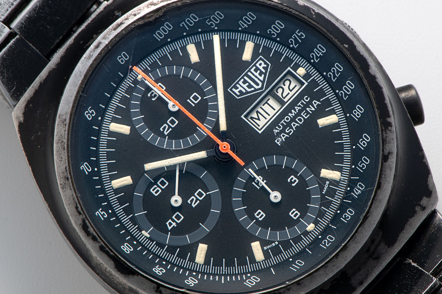Pasadena Chronograph Ref. 750-501 in Coated Stainless Steel