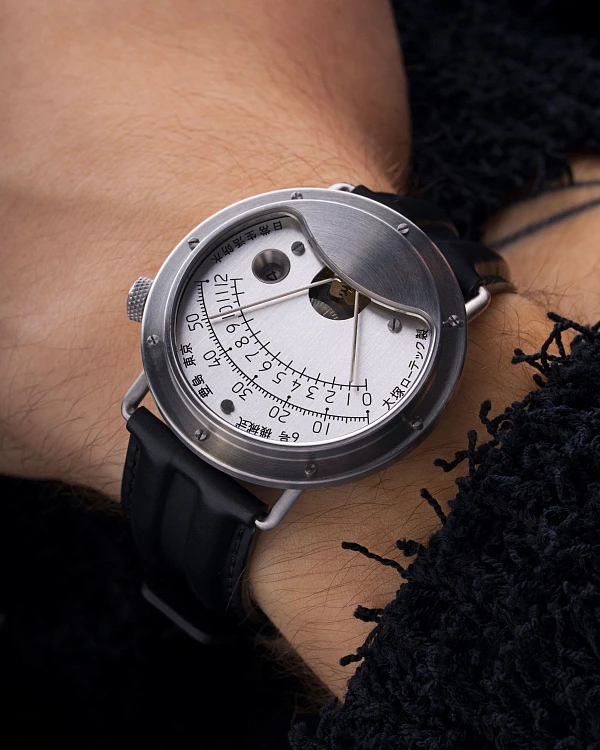 No. 6 Retrograde in Stainless Steel