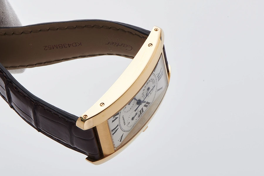 Tank Américaine Chronograph Ref. 1730 in 18k Yellow Gold