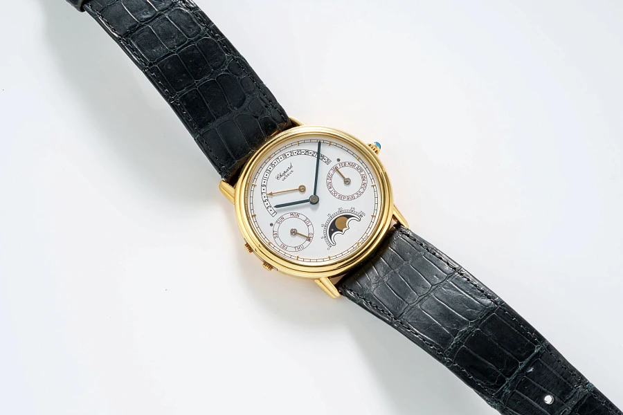 Luna D'Oro Triple Calendar Ref. 1095 in 18k Yellow Gold