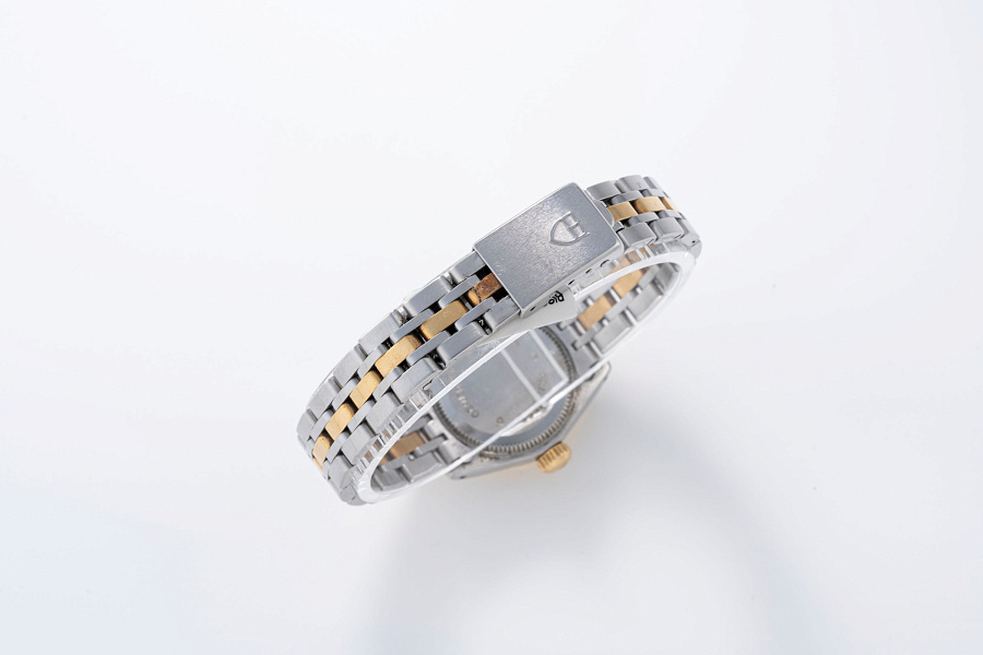 Princess Date Ref. 92513 in Stainless Steel and 18k Yellow Gold