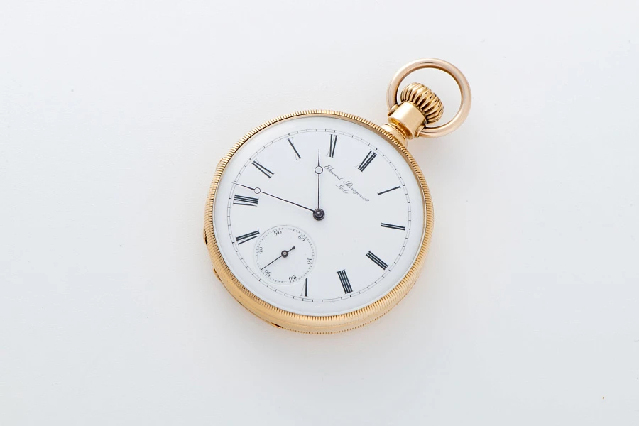Pocket Watch in 18k Yellow Gold