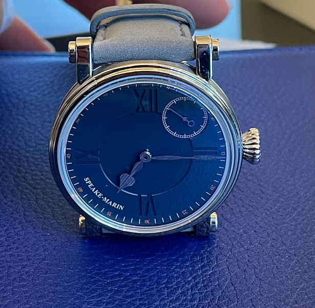 One & Two Academic Metallic Blue Titanium