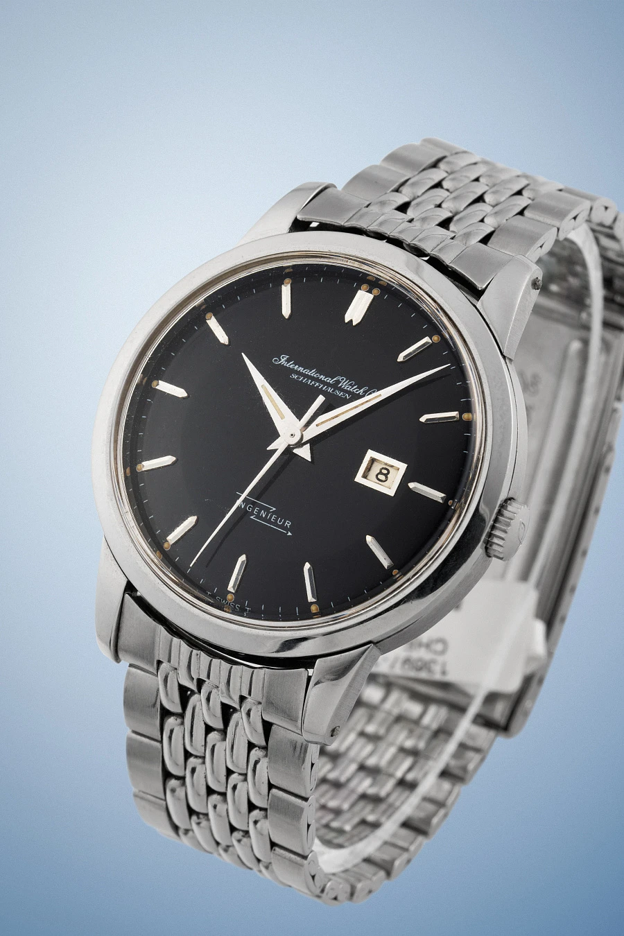 Ingenieur with Black Dial in Stainless Steel
